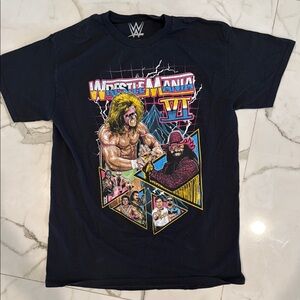 WrestleMania VI Black T-Shirt